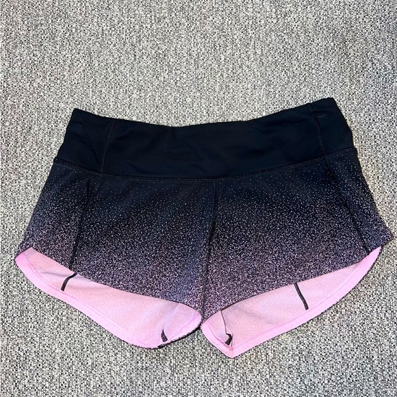 SOLD EUC Lululemon Speed Up Shorts Size 2, 2.5” - Picture 1 of 5